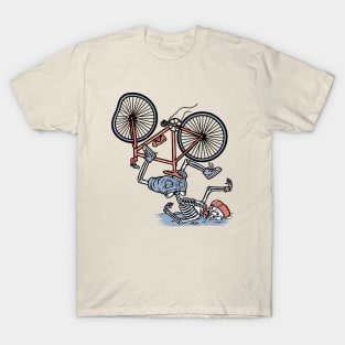 accident while riding a bicycle T-Shirt